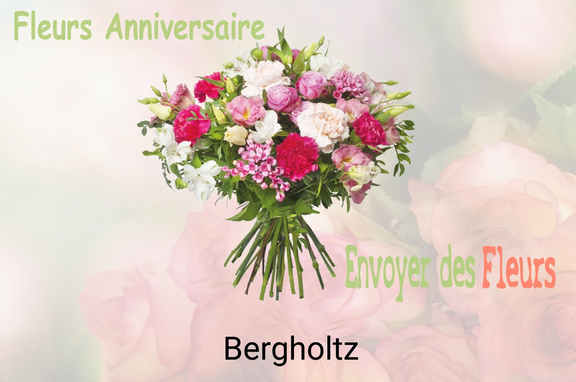 Bouquet de fleurs d’anniversaire livré à Bergholtz