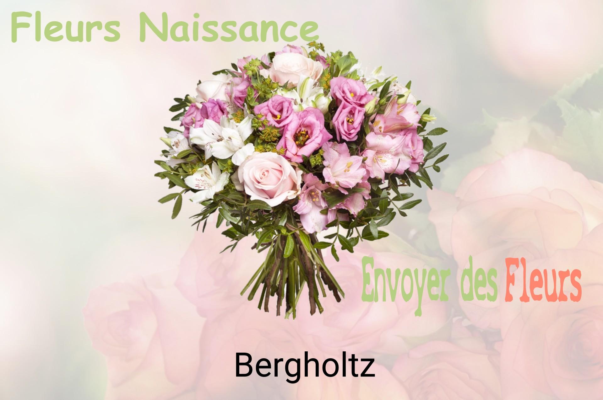 Bouquet de fleurs de naissance livré à Bergholtz